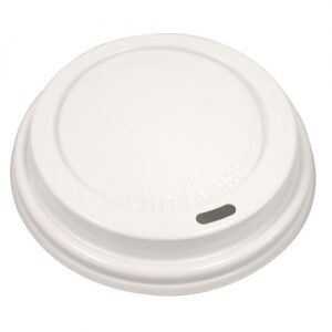 12/16 OZ HOT CUP LID - WHITE