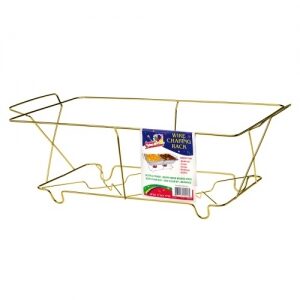 CHAFING STAND - WIRE - GOLD