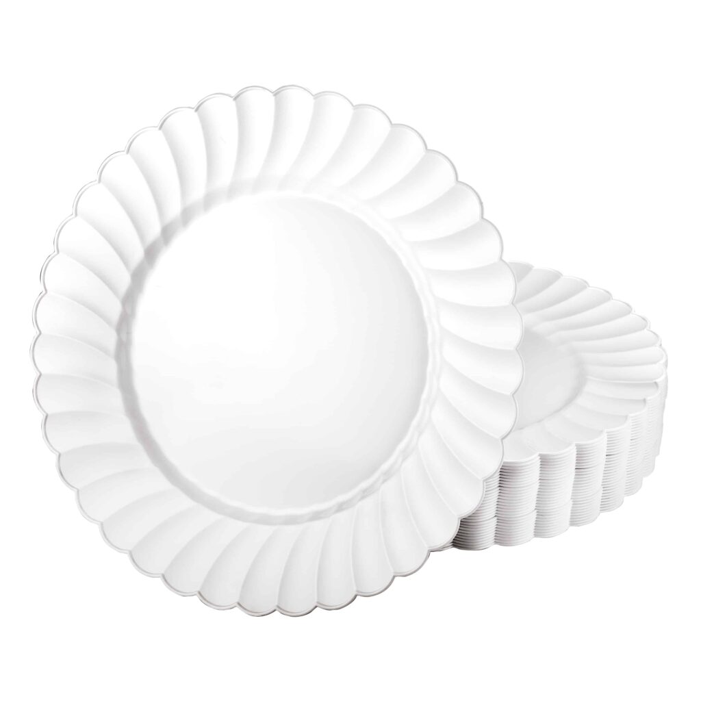 Pearl Scalloped Plate kruger