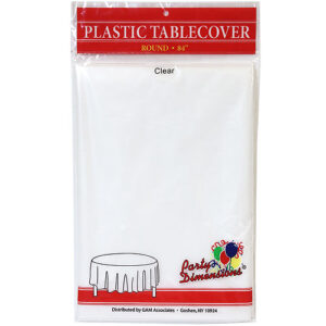 84" CLEAR TABLE LINER - ROUND