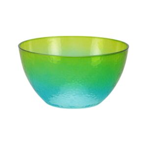 BLUE/GREEN BOWL - PEBBLED - 60 OZ