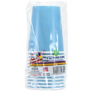 9 OZ HOT CUP - LIGHT BLUE 12CT