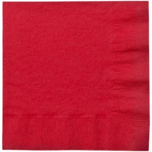 PAPER RED NAPKIN - LUNCHEON