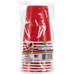 9 OZ HOT CUP - RED
