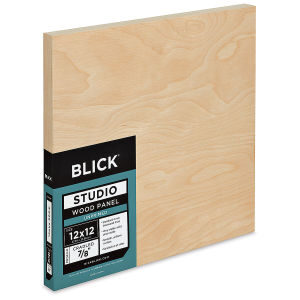 DB DEEP WOOD PANELS 1.5IN CRADLED - 12" X 12"