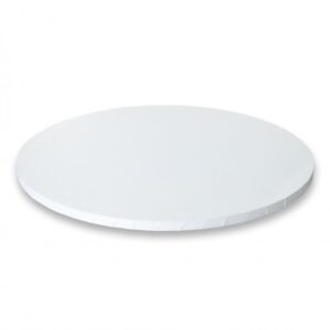 CARDBOARD WHITE CIRCLE DRUMS - 18"