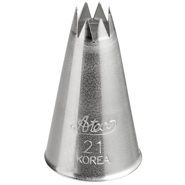 ALUMINUM SILVER TIP/TUBE - DECORATING TUBES-ATECO - 21