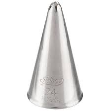ALUMINUM SILVER TIP/TUBE - DECORATING TUBES-ATECO - 24