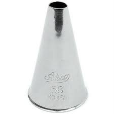ALUMINUM SILVER TIP/TUBE - DECORATING TUBES-ATECO - 58