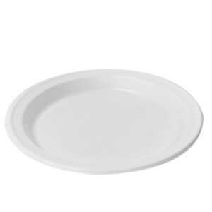 9 " WHITE PLASTIC PLATES SUNNY PACK