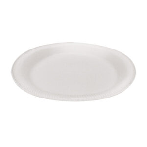 9 " WHITE PLASTIC PLATES PLASTIFAR