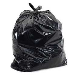 60 GAL GARBAGE BAGS XHD 38"X 58" 2MIL LDPE  BLACK