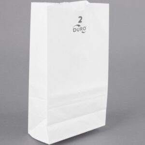 2LB WHITE PAPER PAPER BAGS