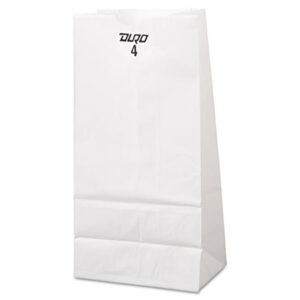 4LB WHITE PAPER PAPER BAGS