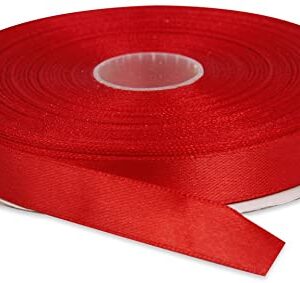 1" SATIN RED 100YDS