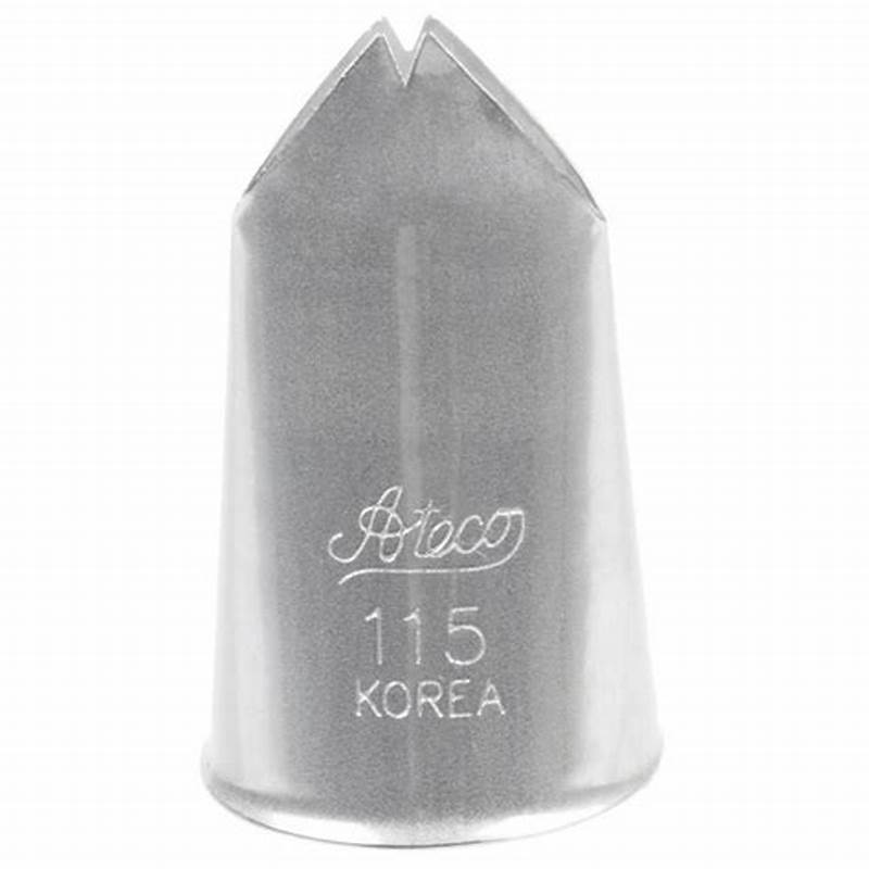ALUMINUM SILVER TIP/TUBE - DECORATING TUBES-ATECO - 115