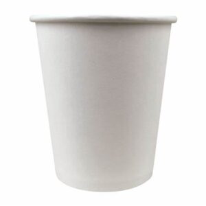 8OZ WHITE PAPER CUPS  BIONATURE