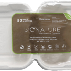 8" 3PT BIONATURE HINGED TRAY 40004
