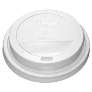 PLASTIFAR WHITE DOME CUP LIDS PL6TL