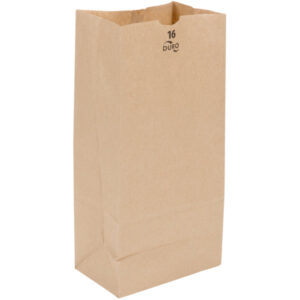 16LB BROWN PAPER BAGS