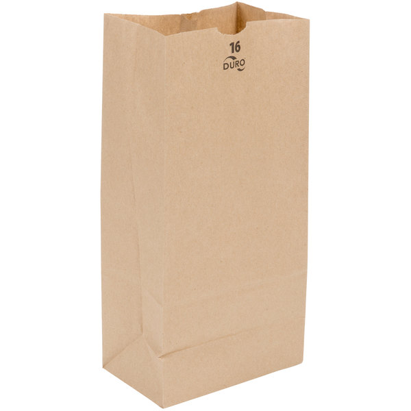 16LB BROWN PAPER BAGS