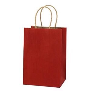 BURNT SIENNA PAPER BAGS DOUBLE LAYERED SMALL 12CT