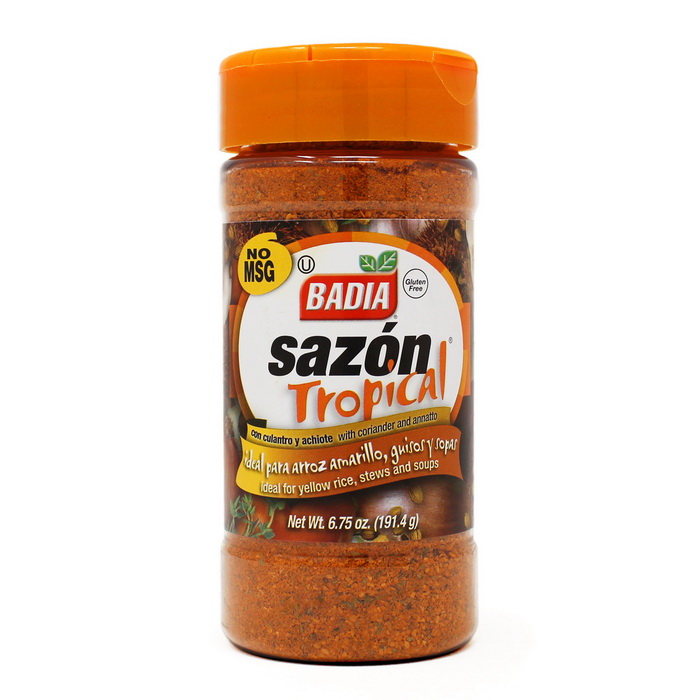 6.75OZ SAZON TROPICAL/CULANTRO ACHIOTE (60735) BADIA