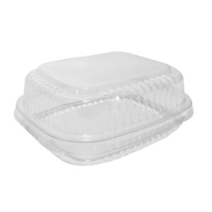 CLEAR BASE PS SM PLATTER W/LID PC752 16008