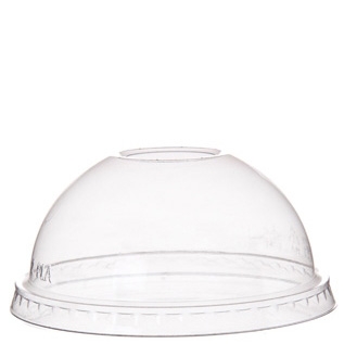 CLEAR DOME LID - 8OZ, FITS 8OZ PAPER FOOD CONTAINERS