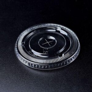 12OZ CLEAR PET FLAT LIDS 10X (F92MM)