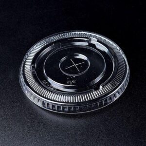 14-24OZ CLEAR PET FLAT LIDS 10X (F98MM)