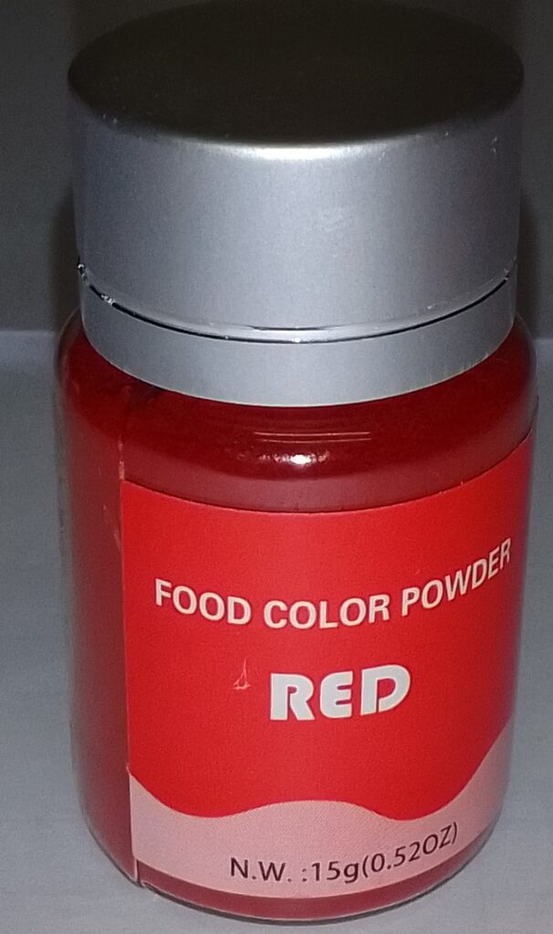 Edible Food Color Powder Red kruger