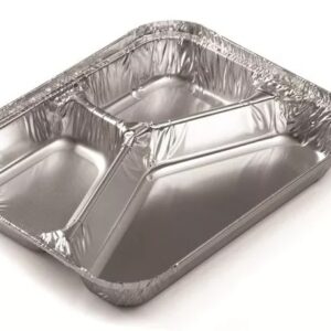 780ML 3 COMPARTMENT FOIL TRAY