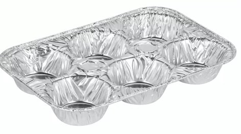 6CT CUPCAKE FOIL PAN (80X6ML)