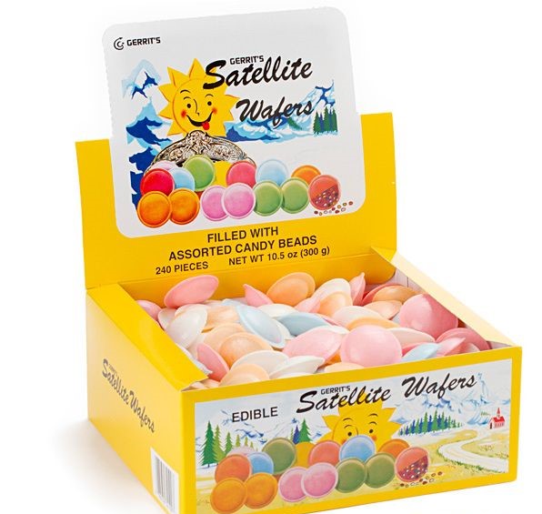 GERRIT SATELLITE WAFER FLYING SAUCERS 240CT kruger