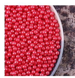 DT BEADS 7MM RED 3.5OZ