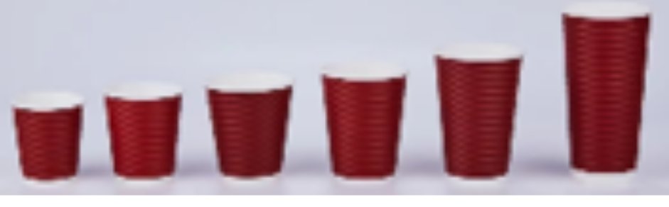 16OZ RED RIPPLED HOT CUP 480ML