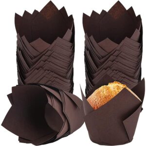 TULIP BAKING CUPS 12CT - CHOCOLATE
