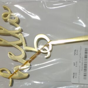 DT CUPCAKE TOPPER HELLO - 6 CM, 5