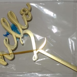DT CUPCAKE TOPPER HELLO - 15 CM, 2