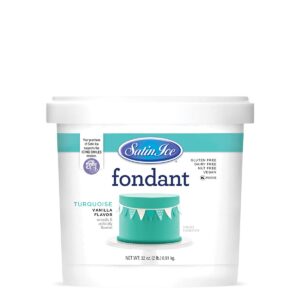 SATIN ICE TURQUOISE FONDANT 2LBS