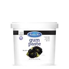 SATIN ICE BLACK GUM PASTE 1LB