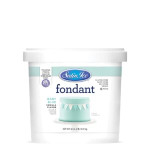 SATIN ICE BABY BLUE FONDANT 2LBS