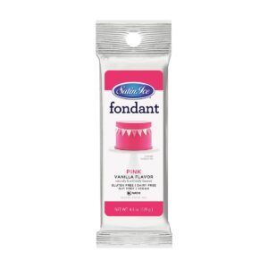 SATIN ICE PINK FONDANT 4.4OZ