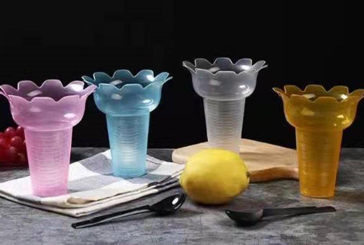 450ML CLEAR PLASTIC ICECREAM CUP (1223-1) 25CT