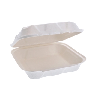 9" WHITE 1PT BAGGASE HINGED LID ASEAN