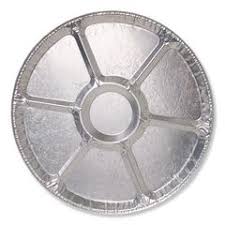 18" 6 COMP ALUMINUM LAZY SUSAN TRAY