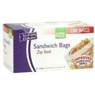 ZIP SEAL SANDWICH BAG