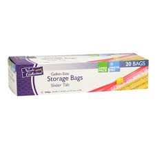 GALLON SLIDE TAB STORAGE BAG