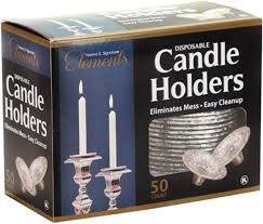ALUMINUM CANDLE HOLDER
